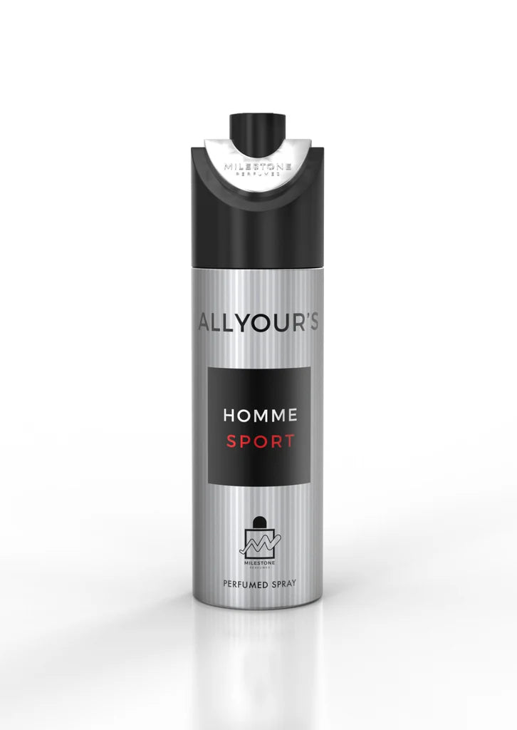 All Your's Homme Sport 200ML Deodorant Spray Mens (Inspired By Chanel Allure Homme Sport)